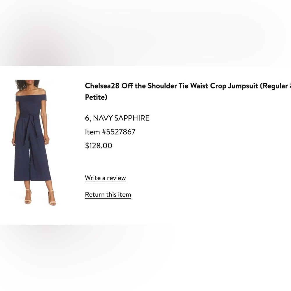 NORDSTROM NAVY JUMPSUIT- perfect wedding guest capsule wardrobe piece